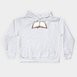 I'd rather be reading Kids Hoodie